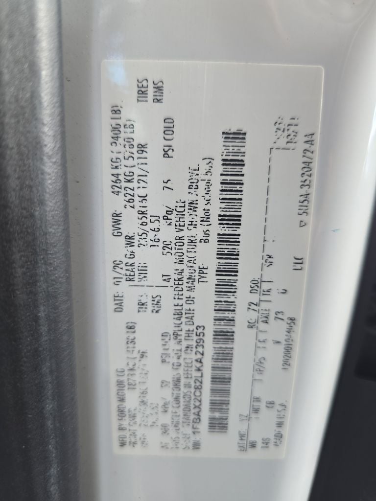 2020 Ford Transit-350 XLT