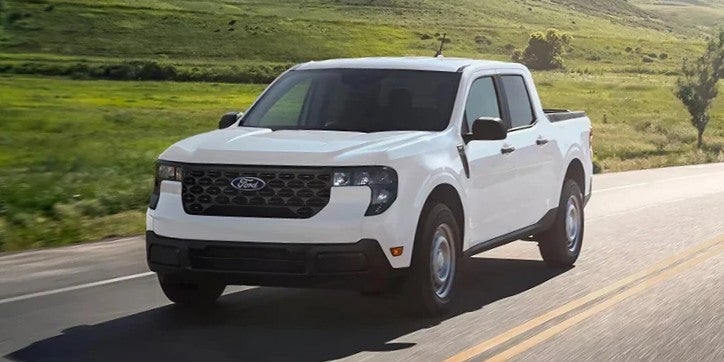Ford Maverick on country road